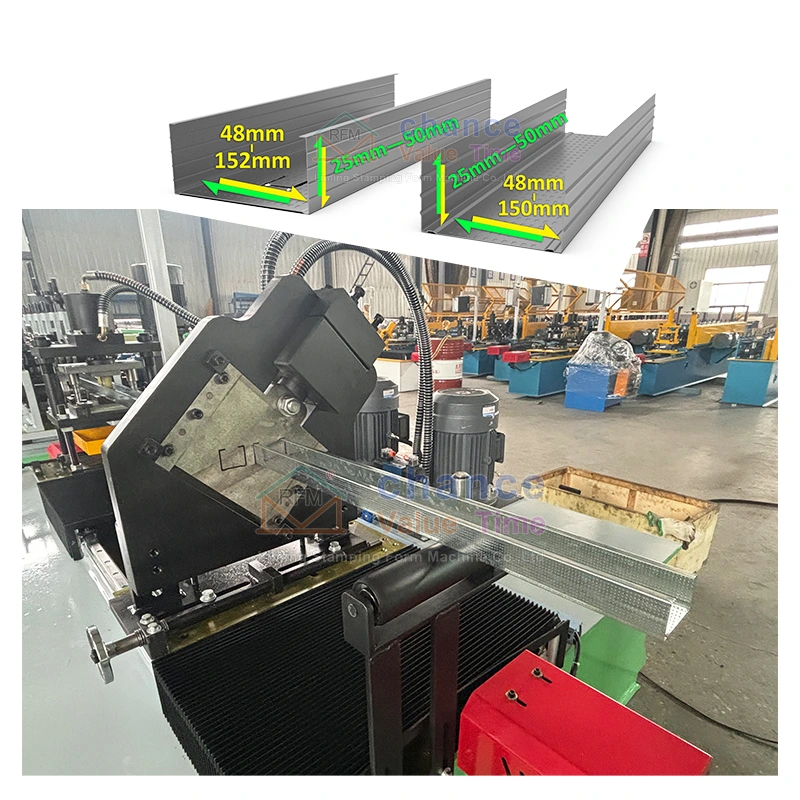 Liming High Speed C U Profiles Machine Metal Stud and Track Roll Forming Machine For Sale