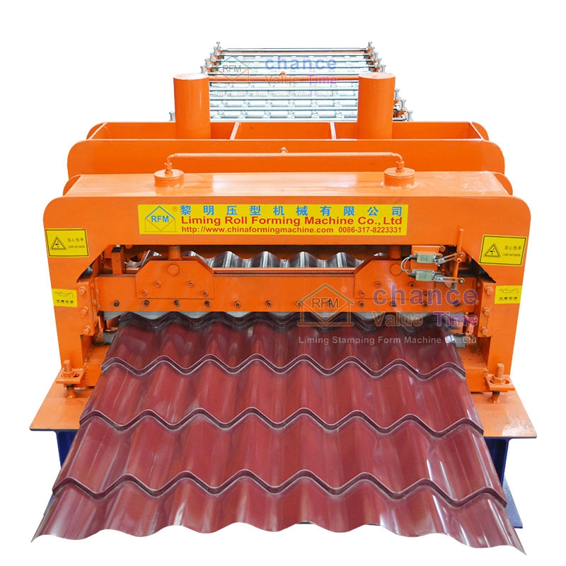 customized glazed tile roof sheet roll forming machine