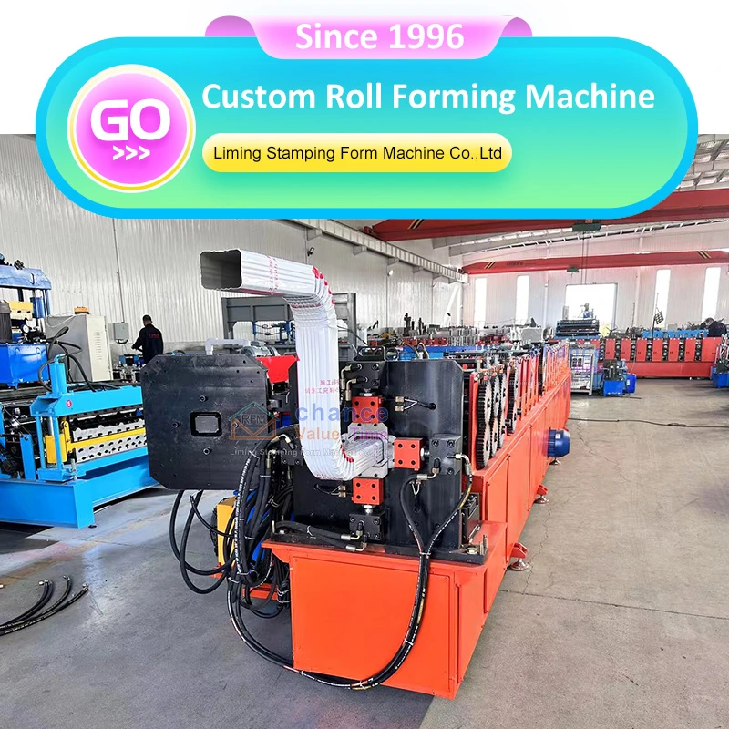 China custom Metal Gutter Roll Forming Machine