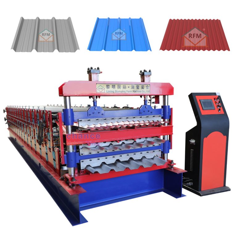 3 In 1 steel Roof Sheet Roll Forming Machine (2)