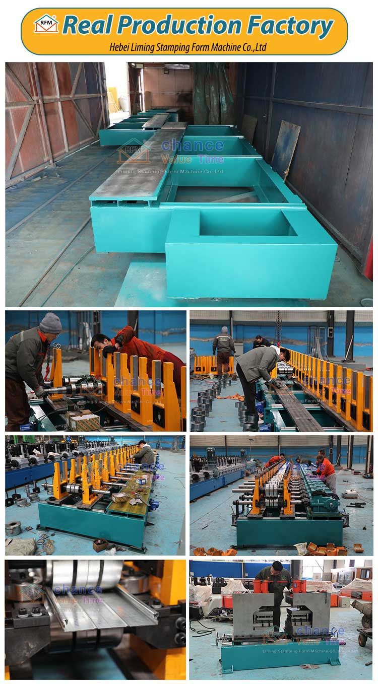 Supermarket Shelf Storage Rack Roll Forming Machine 02