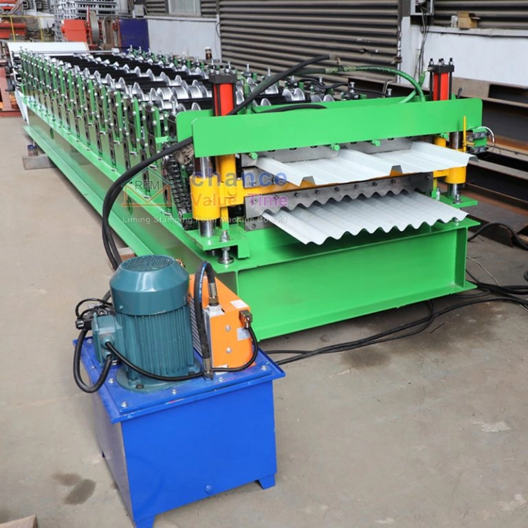 double layer roofing machine